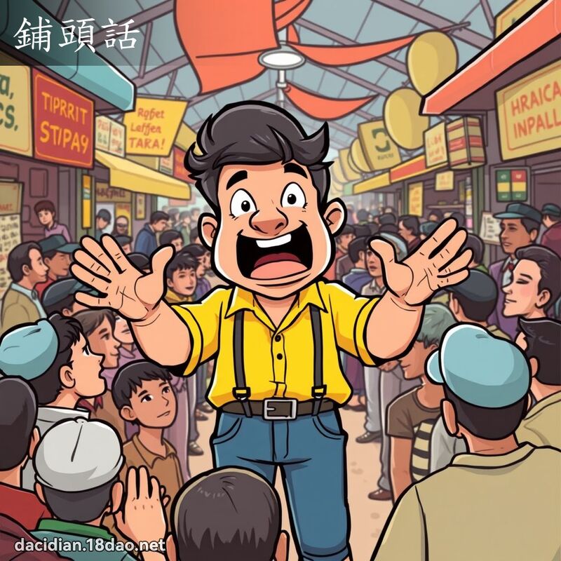 鋪頭話 - 國語大辭典配圖