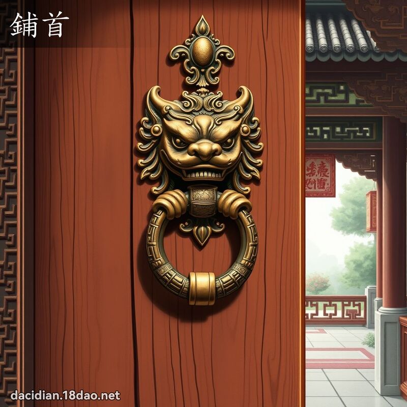 鋪首 - 國語大辭典配圖