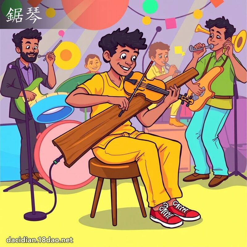 鋸琴 - 國語大辭典配圖