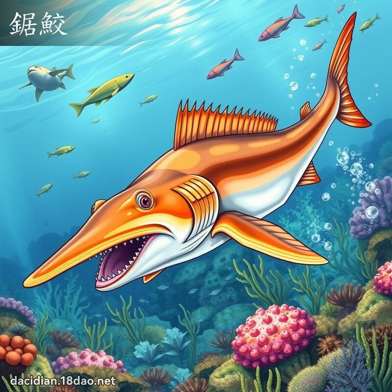 鋸鮫 - 國語大辭典配圖