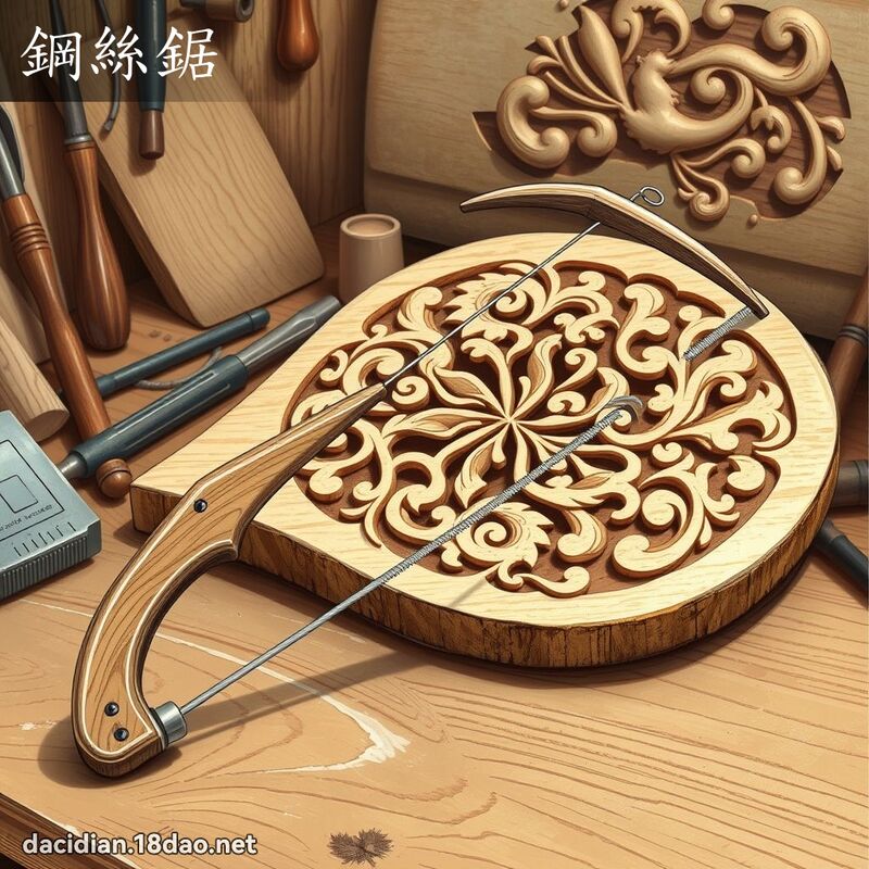鋼絲鋸 - 國語大辭典配圖