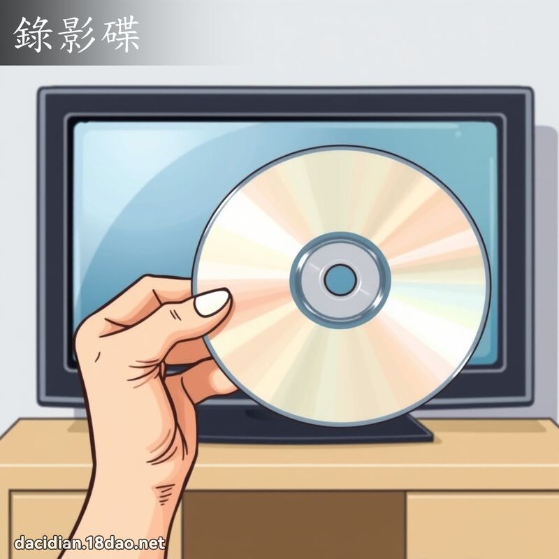 录影碟 - 国语大辞典配图