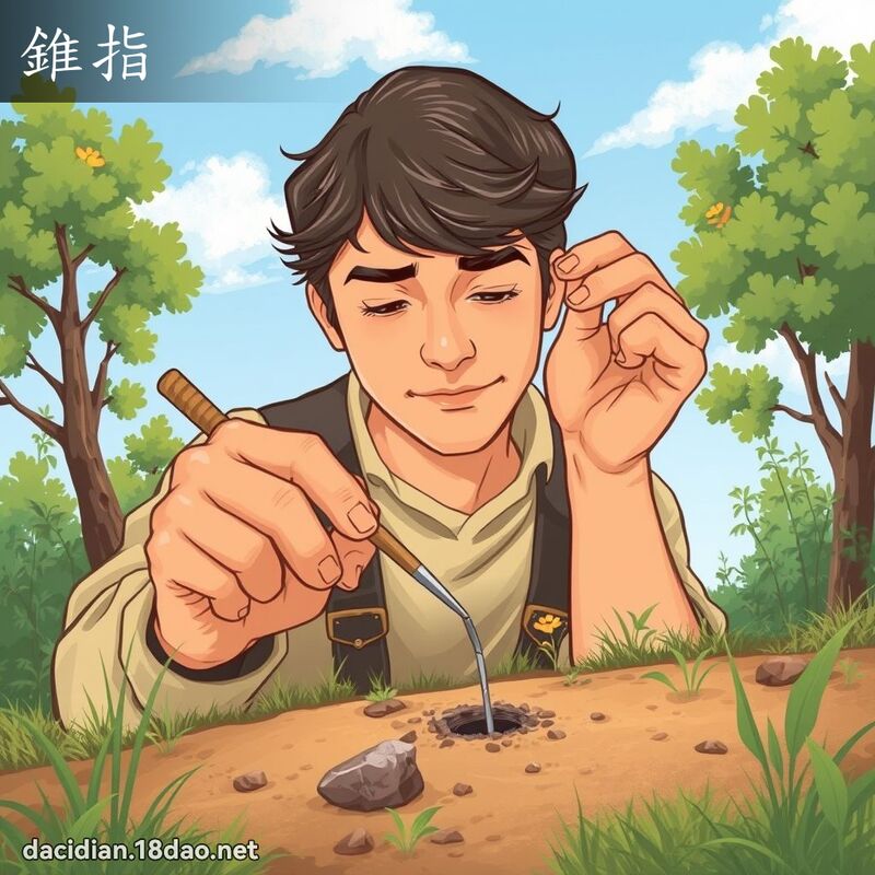 錐指 - 國語大辭典配圖