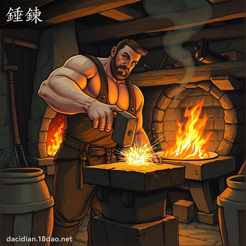 錘鍊 - 國語大辭典配圖