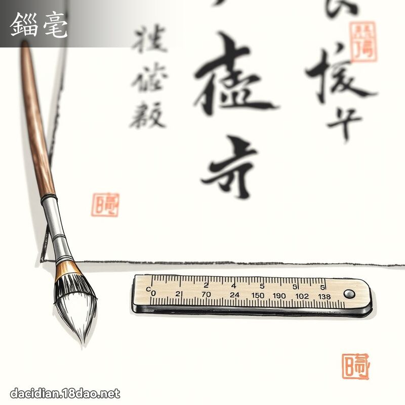 錙毫 - 国语大辞典配图