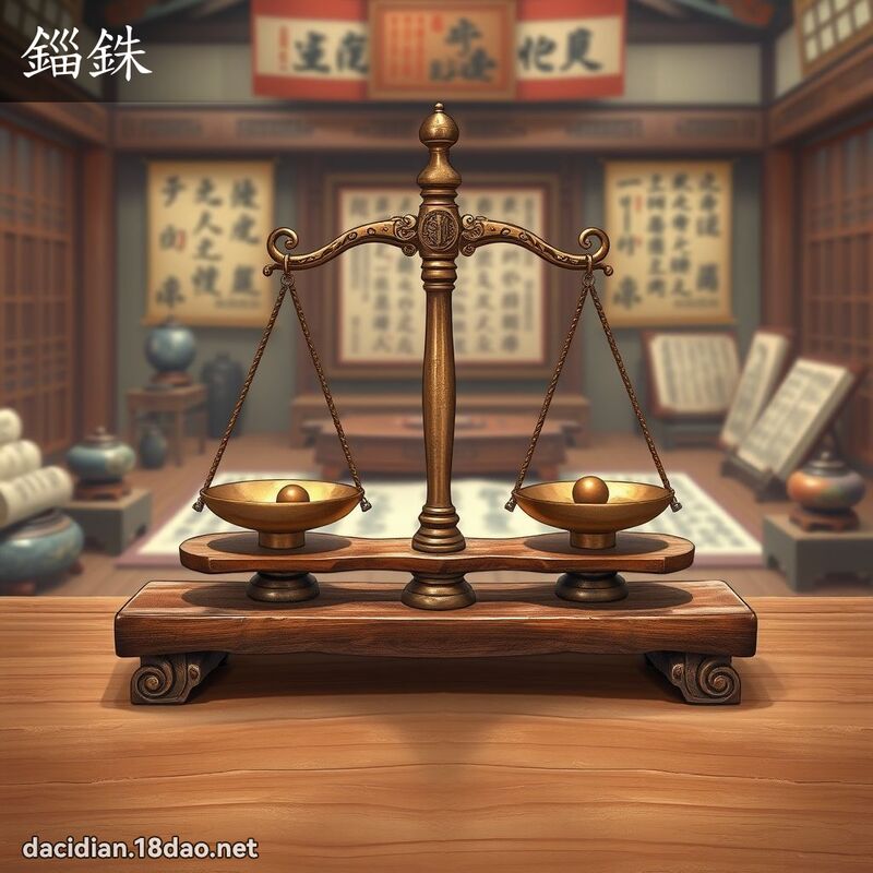 錙銖 - 國語大辭典配圖