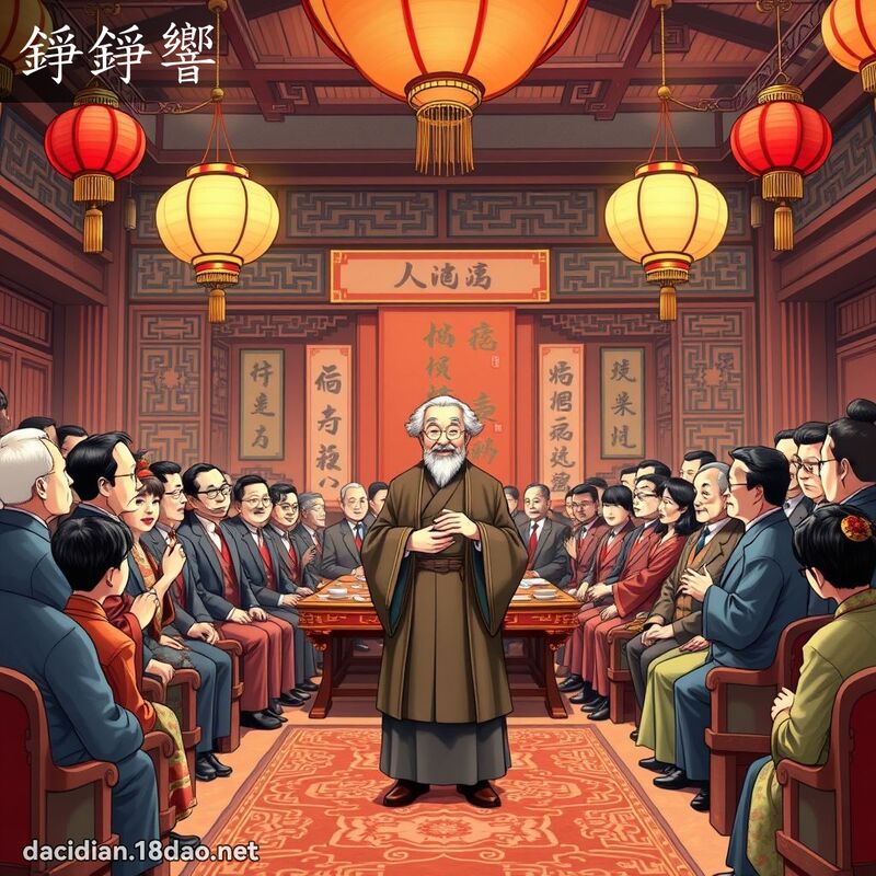 錚錚響 - 國語大辭典配圖