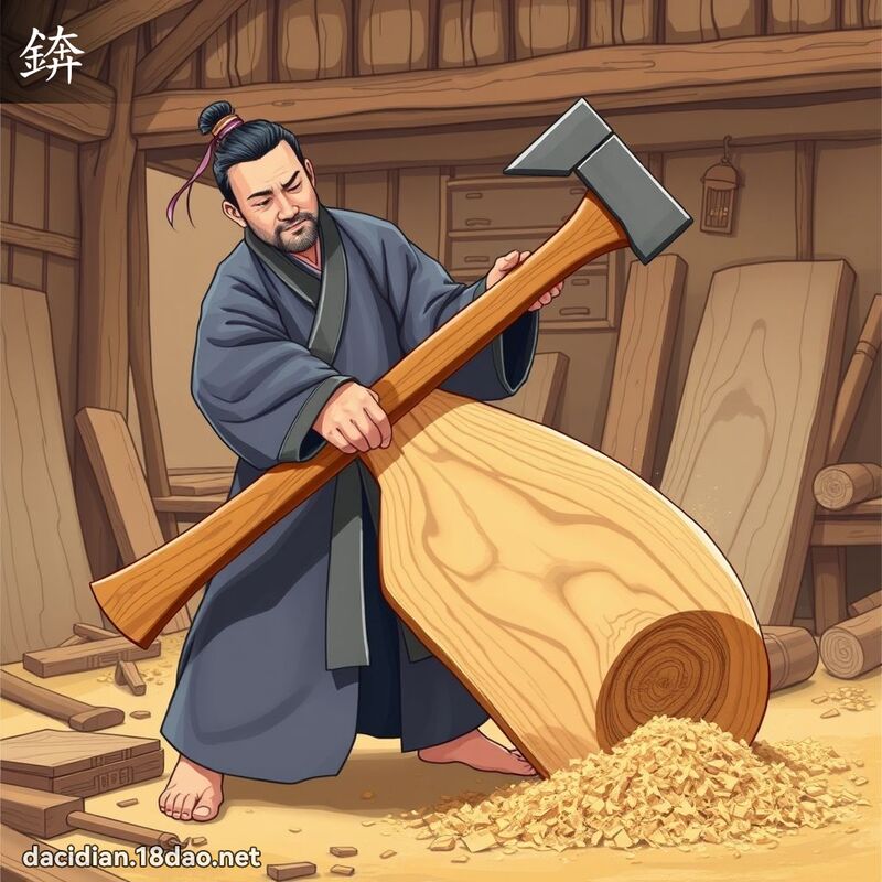 錛 - 國語大辭典配圖