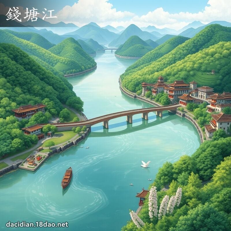 錢塘江 - 國語大辭典配圖