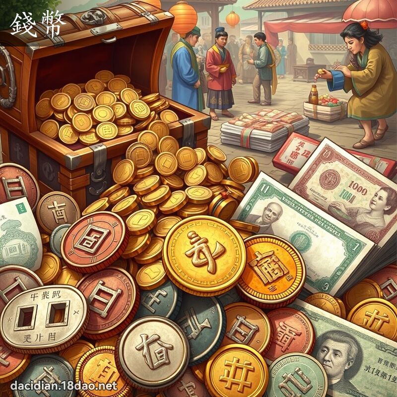 钱幣 - 国语大辞典配图