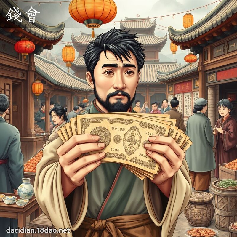 錢會 - 國語大辭典配圖