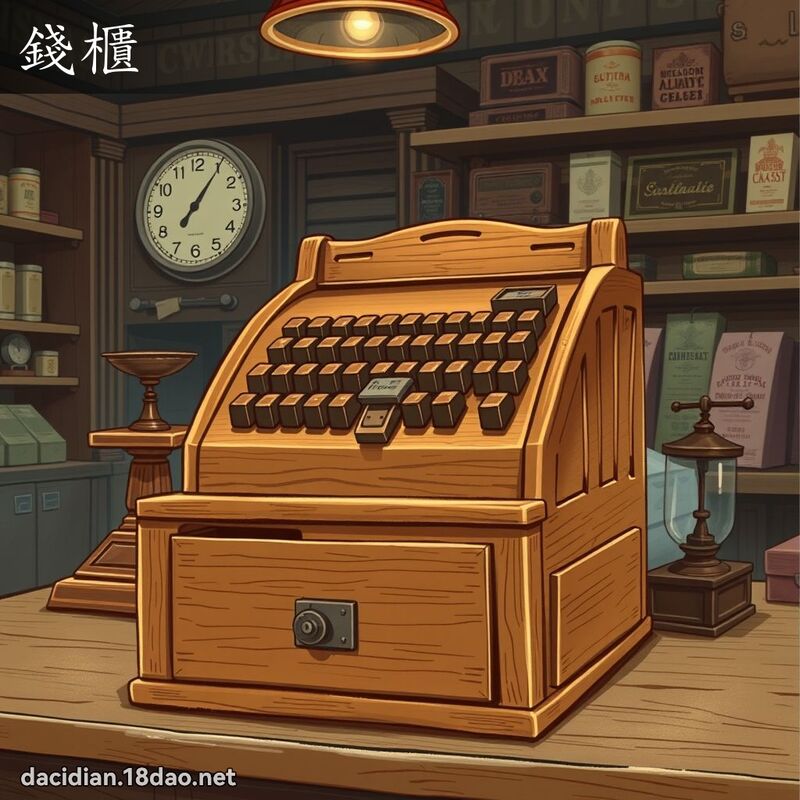 錢櫃 - 國語大辭典配圖