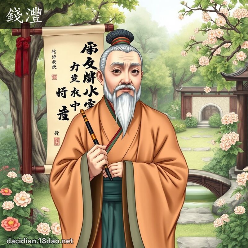 钱灃 - 国语大辞典配图