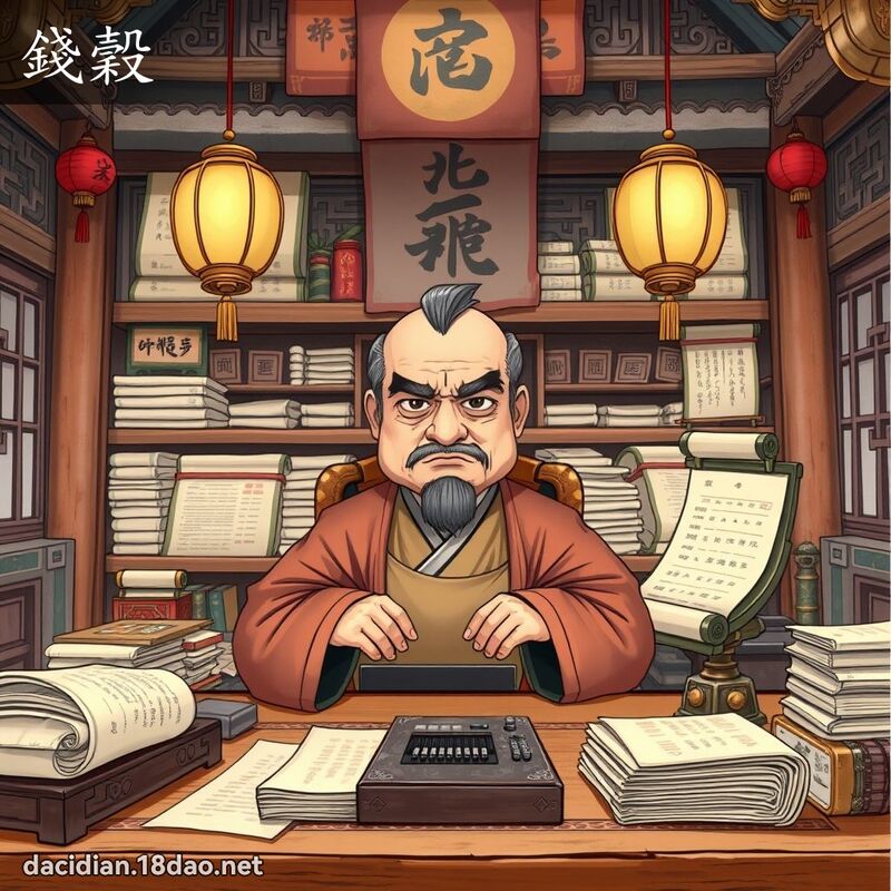 钱谷 - 国语大辞典配图