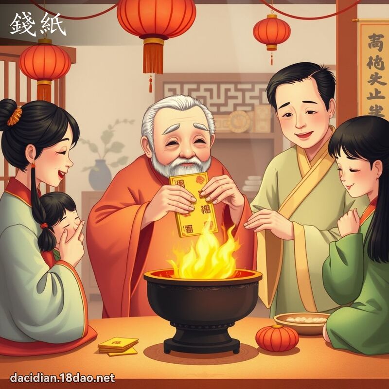 钱纸 - 国语大辞典配图
