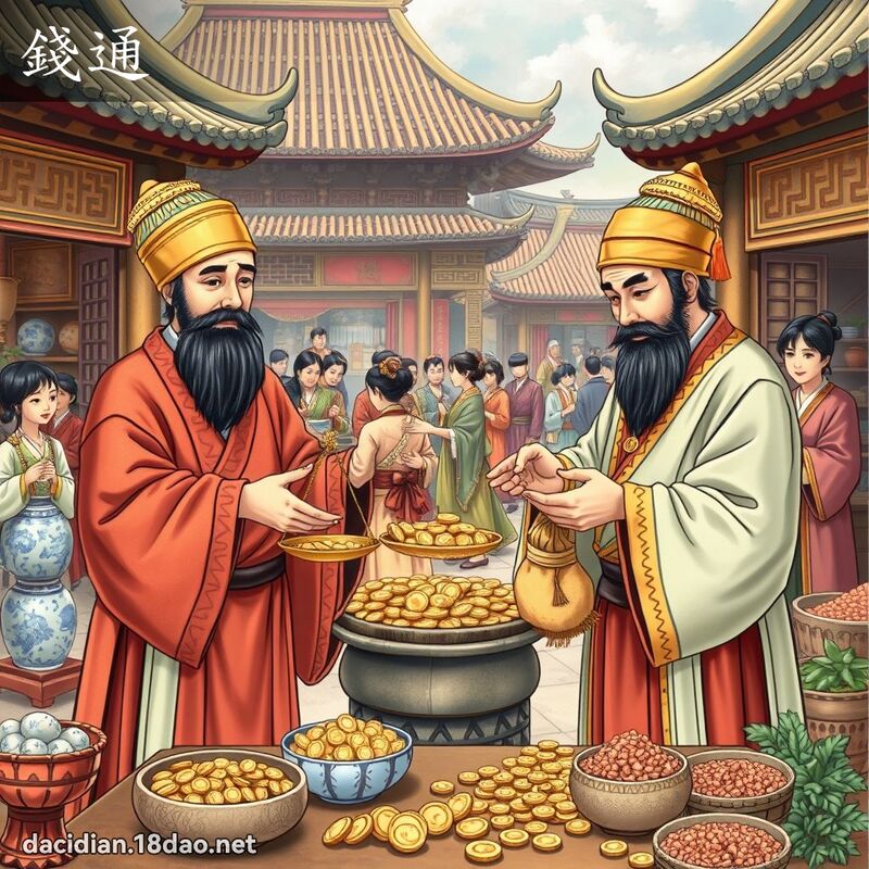 钱通 - 国语大辞典配图