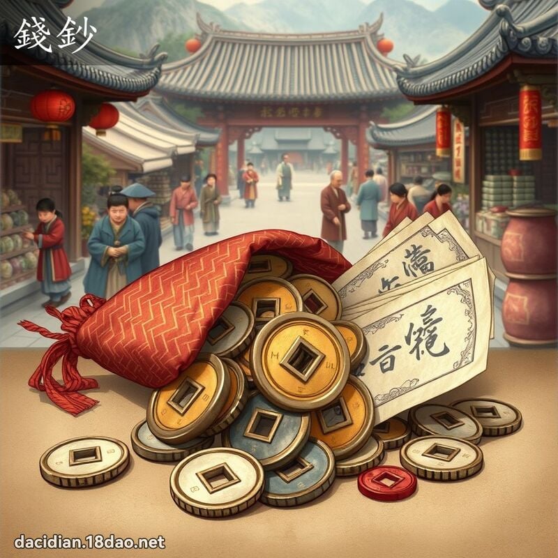 钱钞 - 国语大辞典配图