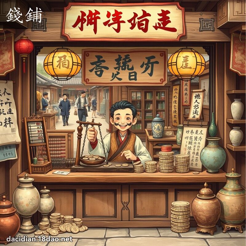 钱铺 - 国语大辞典配图