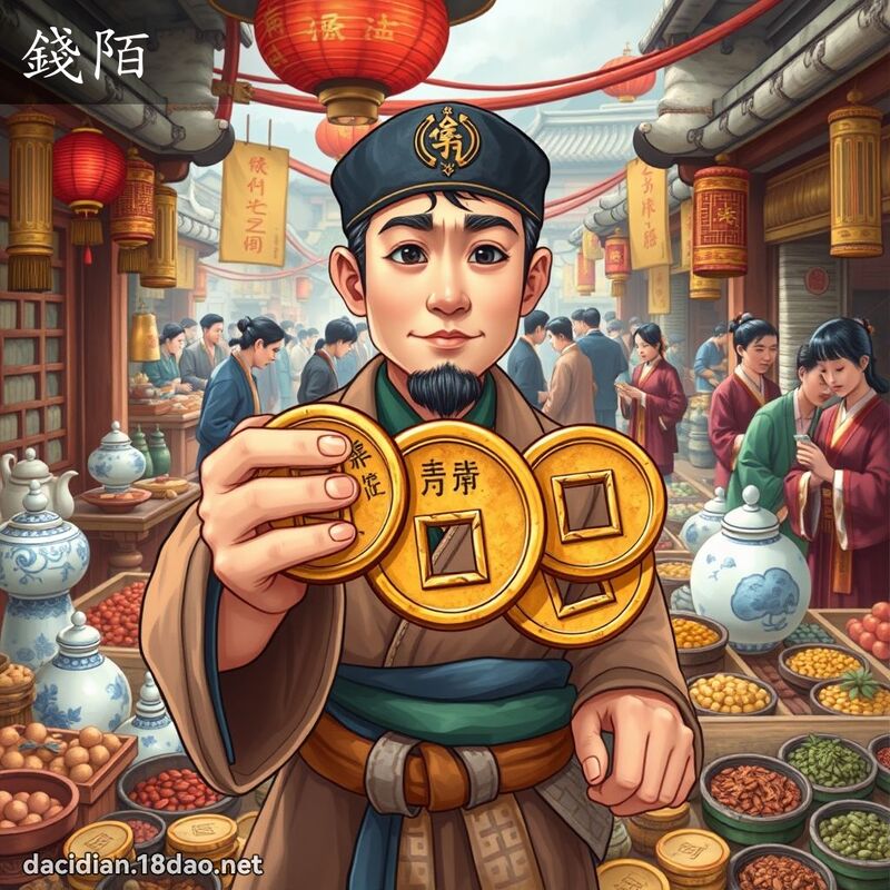 钱陌 - 国语大辞典配图