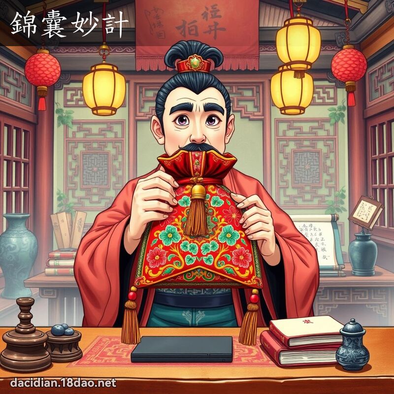 錦囊妙計 - 國語大辭典配圖