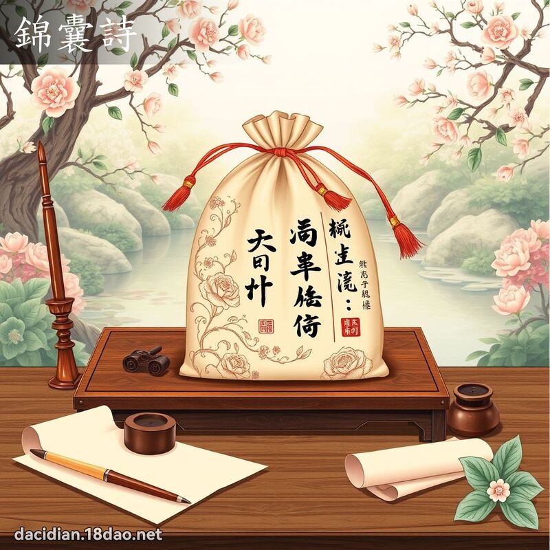 錦囊詩 - 國語大辭典配圖