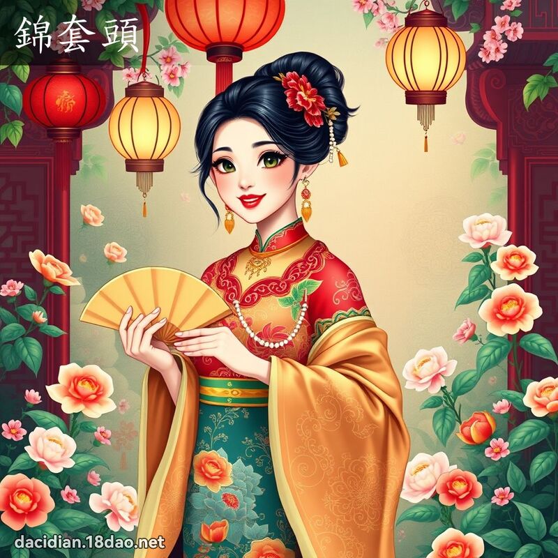 錦套頭 - 國語大辭典配圖