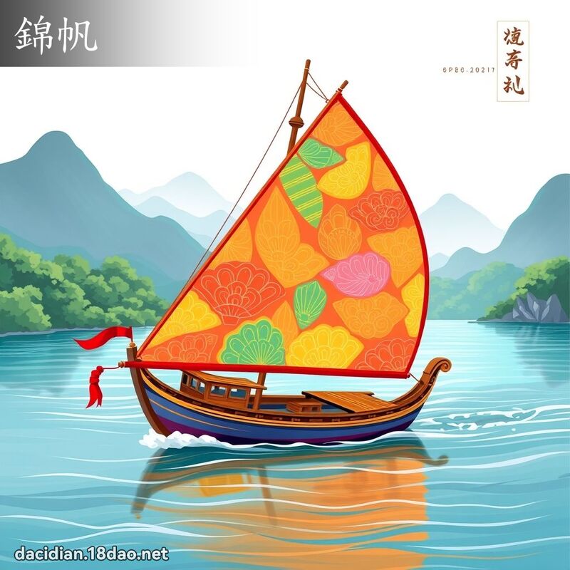 锦帆 - 国语大辞典配图