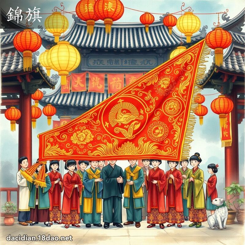 錦旗 - 國語大辭典配圖