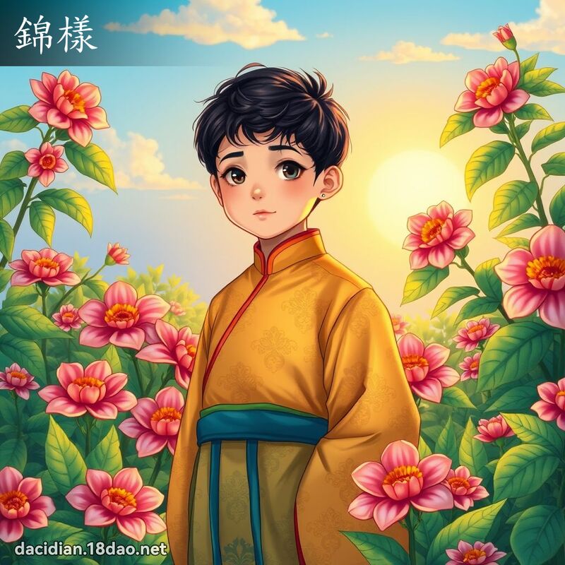 锦样 - 国语大辞典配图