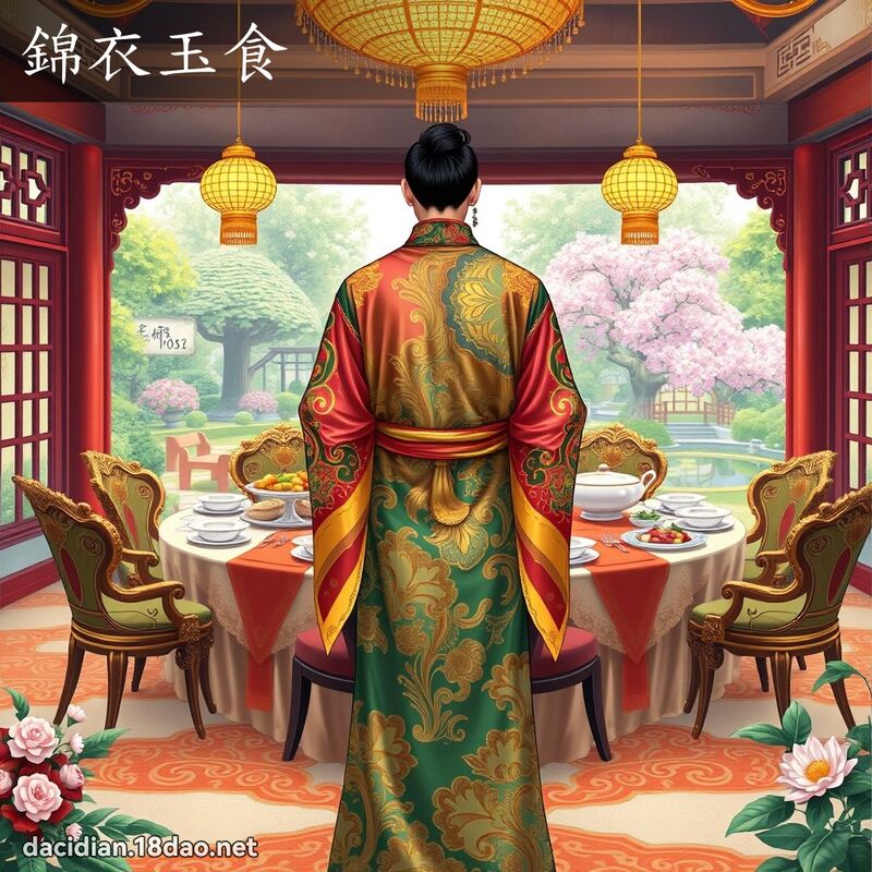 錦衣玉食 - 國語大辭典配圖