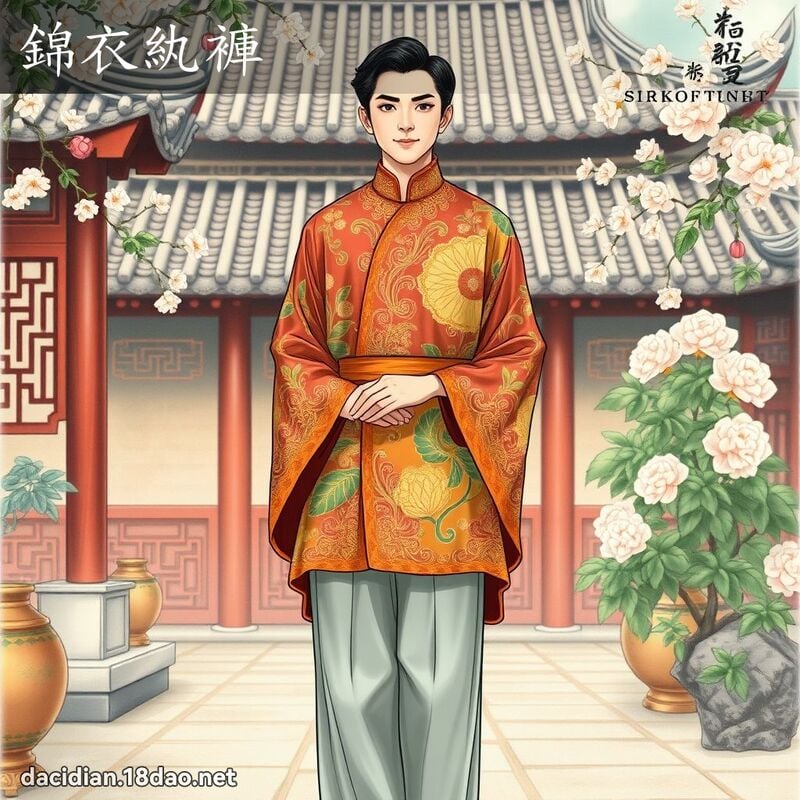 锦衣紈裤 - 国语大辞典配图