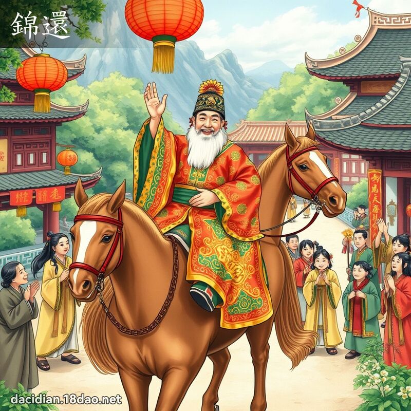 錦還 - 國語大辭典配圖