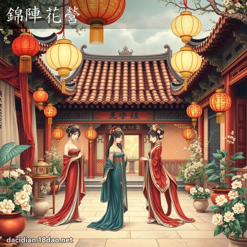 錦陣花營 - 國語大辭典配圖