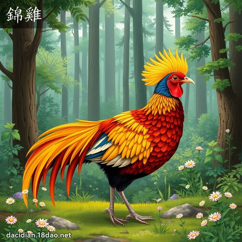锦鸡 - 国语大辞典配图