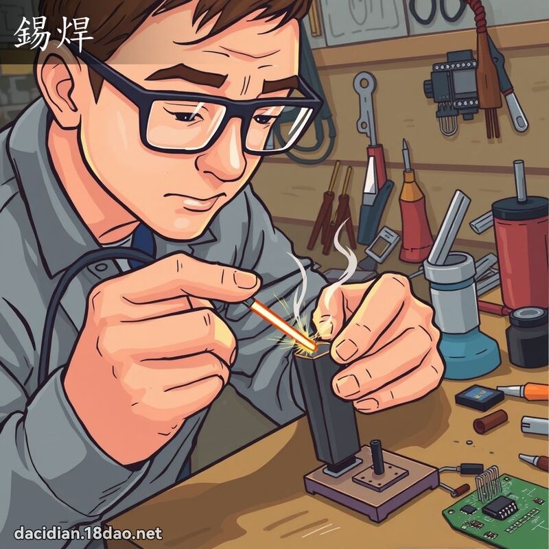 錫焊 - 國語大辭典配圖