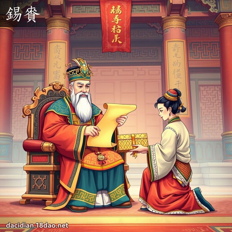 錫賚 - 國語大辭典配圖