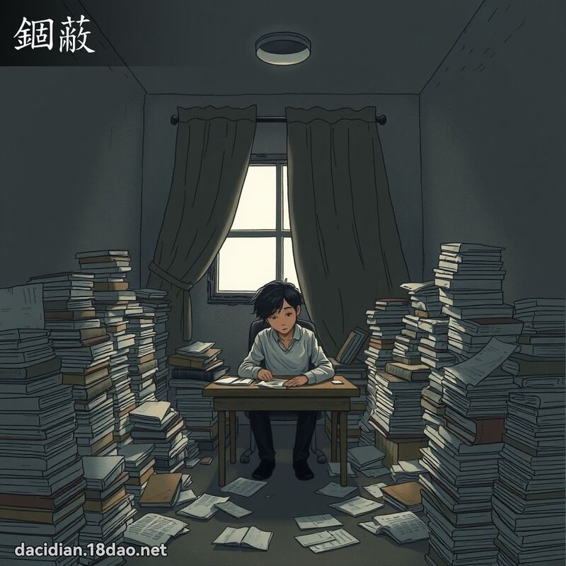錮蔽 - 國語大辭典配圖