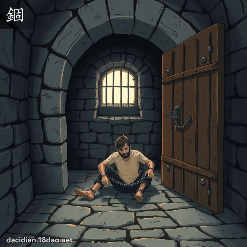 錮 - 國語大辭典配圖