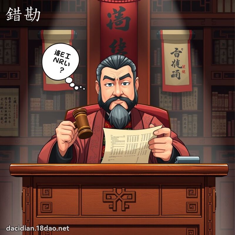 錯勘 - 國語大辭典配圖