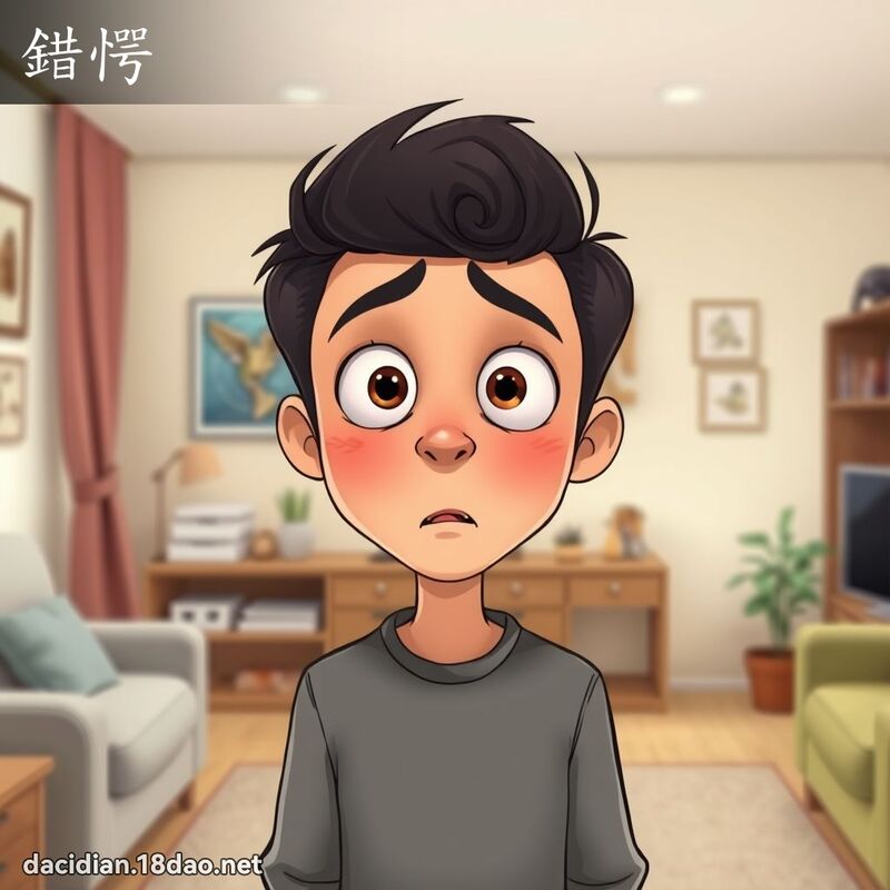 錯愕 - 國語大辭典配圖