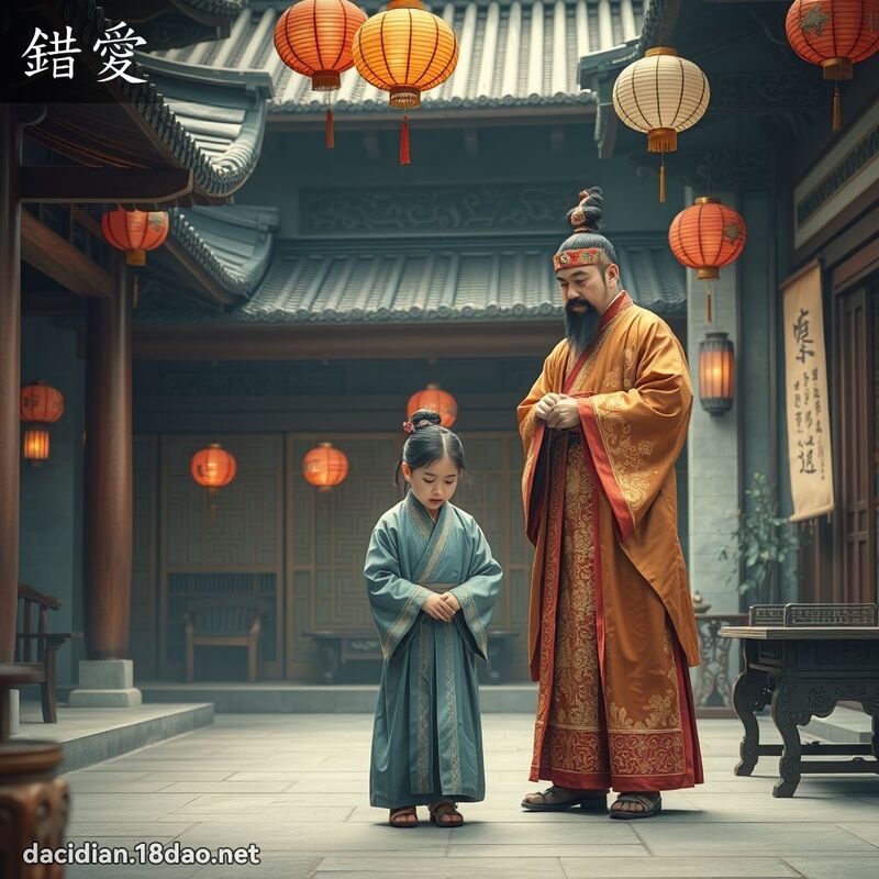 錯愛 - 國語大辭典配圖