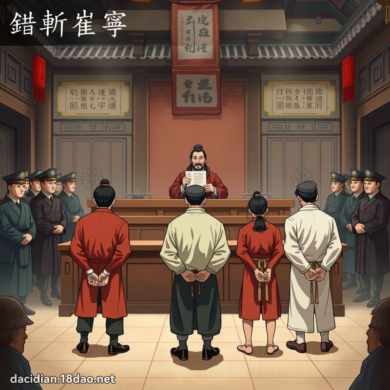 错斩崔寧 - 国语大辞典配图