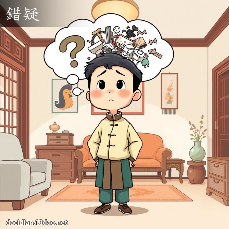 错疑 - 国语大辞典配图