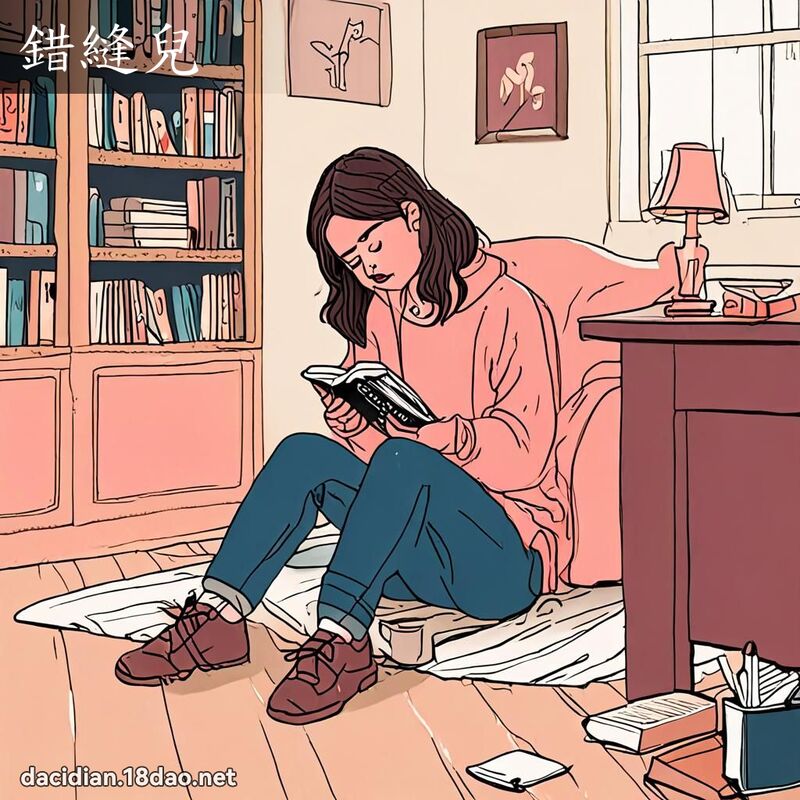错缝儿 - 国语大辞典配图