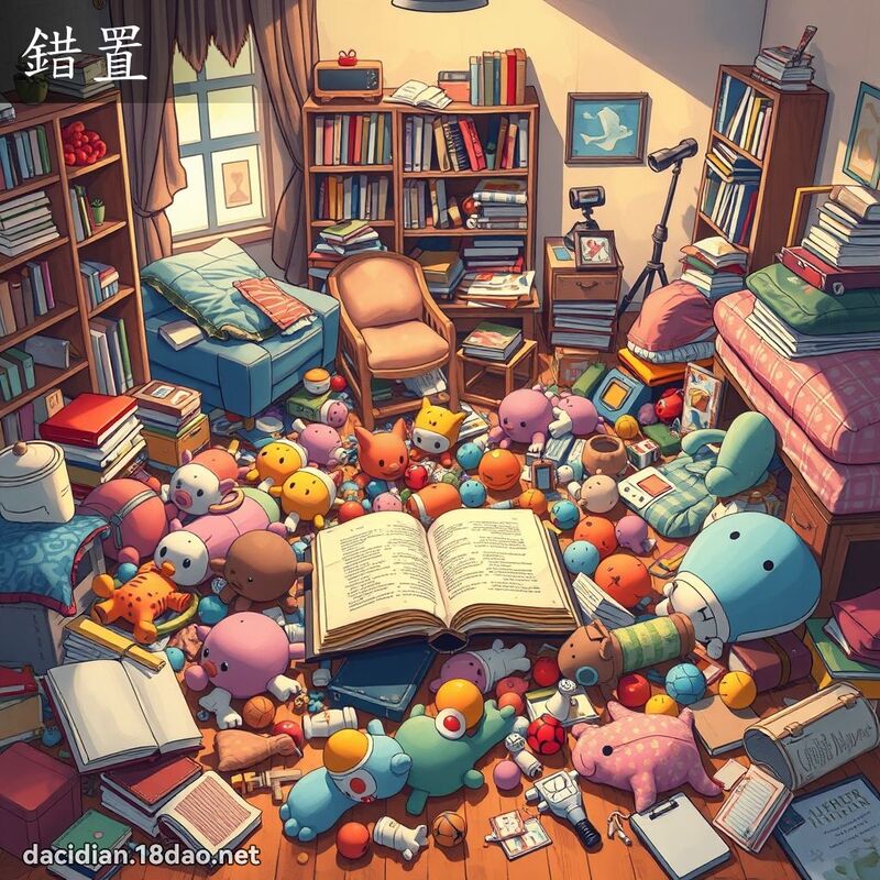 錯置 - 國語大辭典配圖