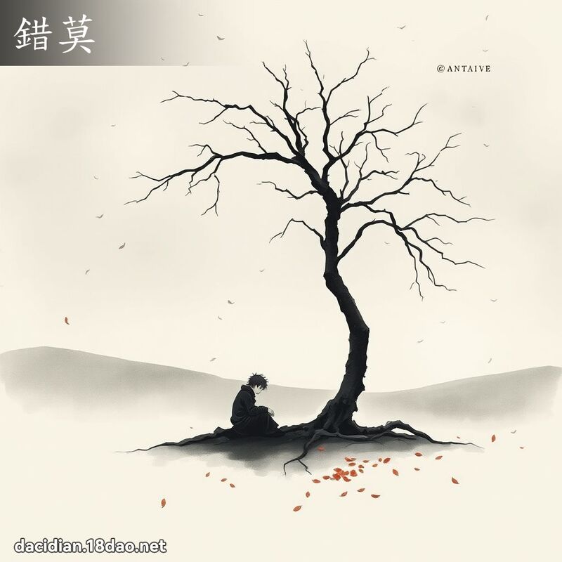 錯莫 - 國語大辭典配圖