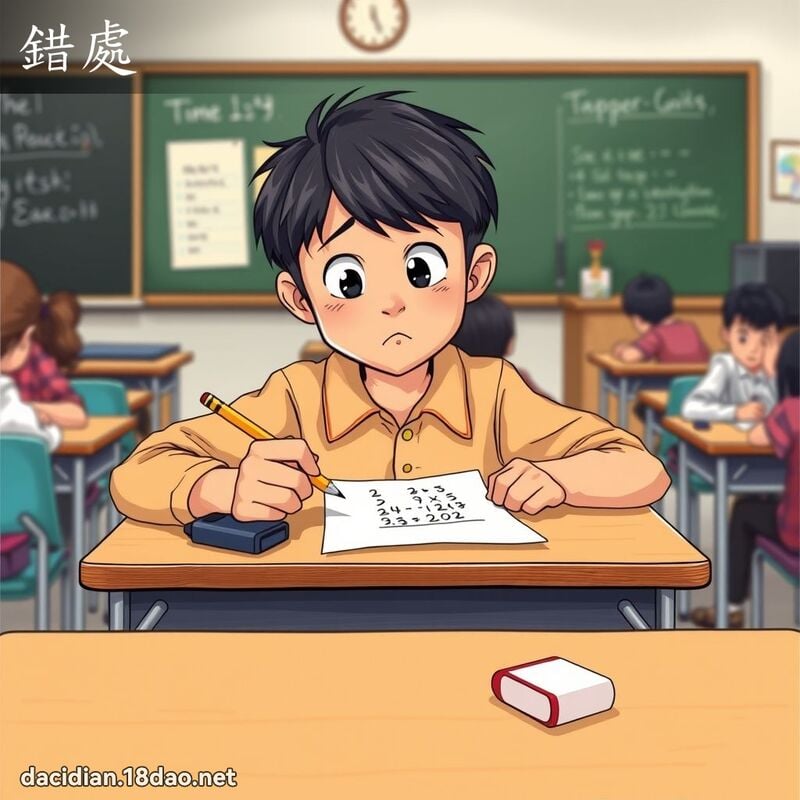 错处 - 国语大辞典配图