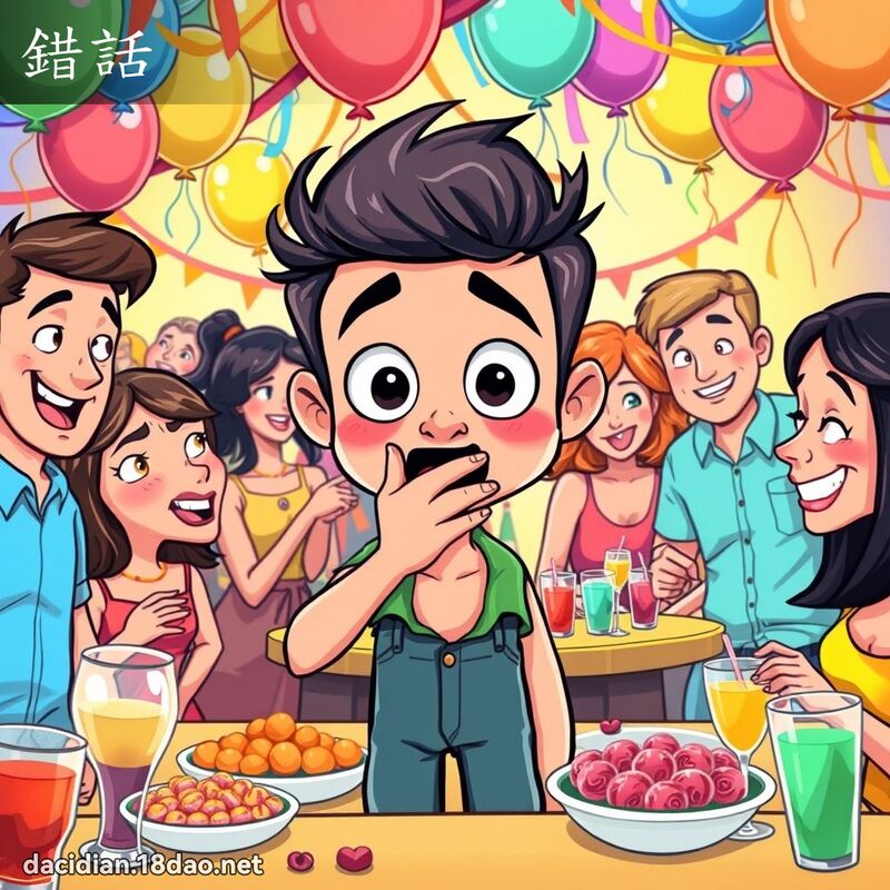 错话 - 国语大辞典配图