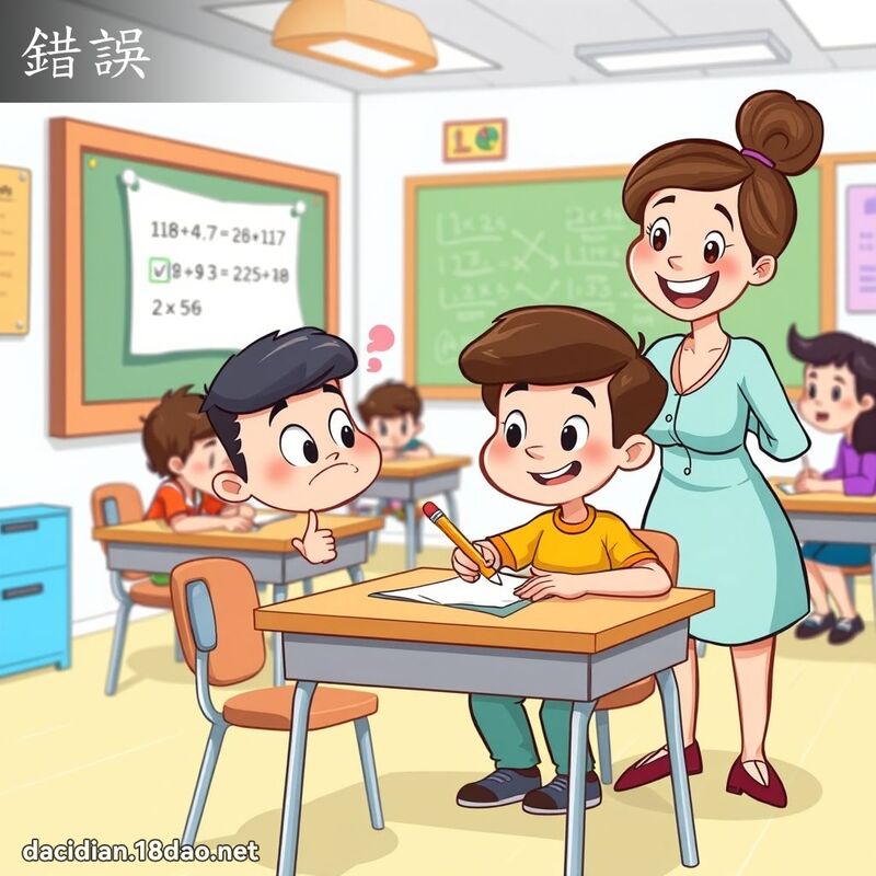 错误 - 国语大辞典配图