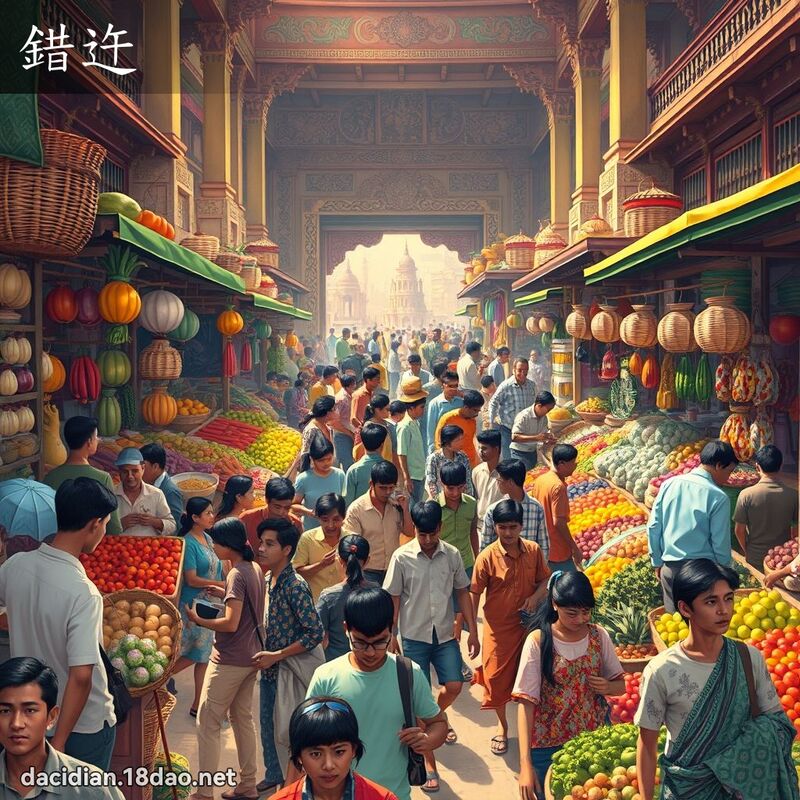 錯迕 - 國語大辭典配圖